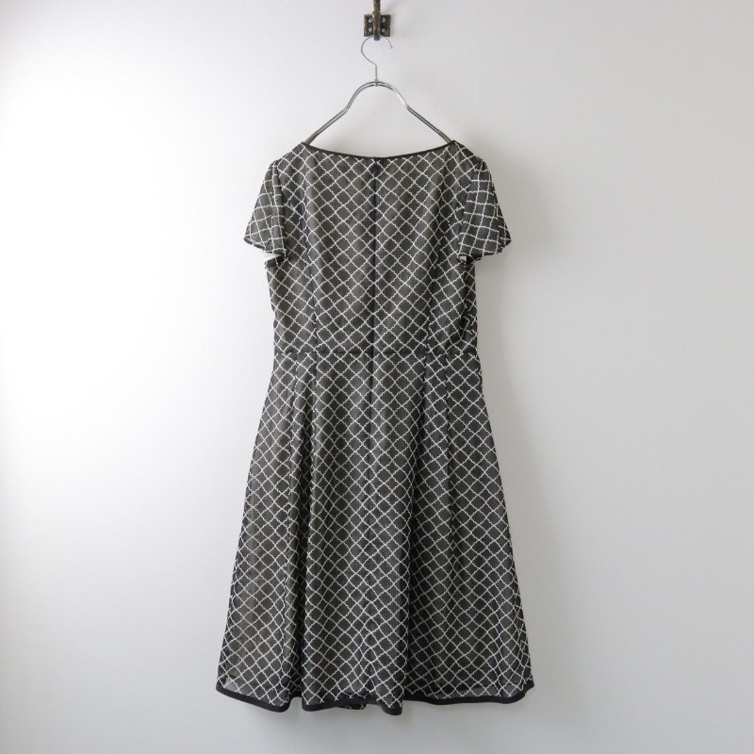 トッカ TOCCA 2021SS 洗える！ PORTO FORTUNA DRESS 4/ブラック ドレス フレア クローバー【2400013484541】