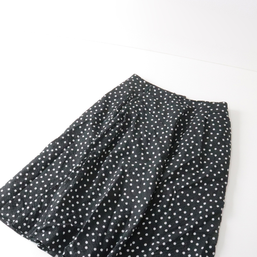 トッカ TOCCA 2021SS 洗える CARAMELLA SKIRT スカート 4/ブラック ドット タック フレア  イージー【2400013484558】 | フリマアプリ ラクマ