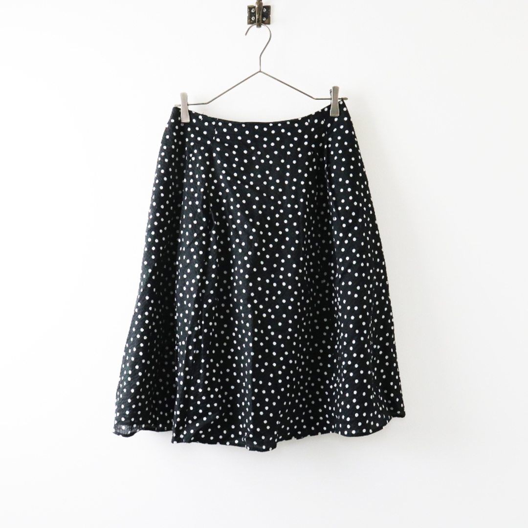 TOCCA(トッカ)のトッカ TOCCA 2021SS 洗える CARAMELLA SKIRT スカート 4/ブラック ドット タック フレア イージー【2400013484558】 レディースのスカート(ひざ丈スカート)の商品写真