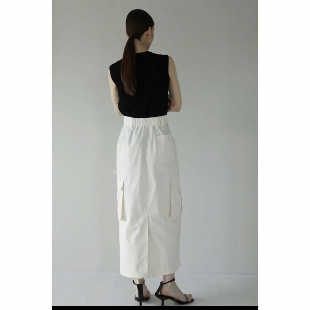 Drawer(ドゥロワー)の【LA PEAU DE GEM】3wayカーゴスカート レディースのスカート(ロングスカート)の商品写真