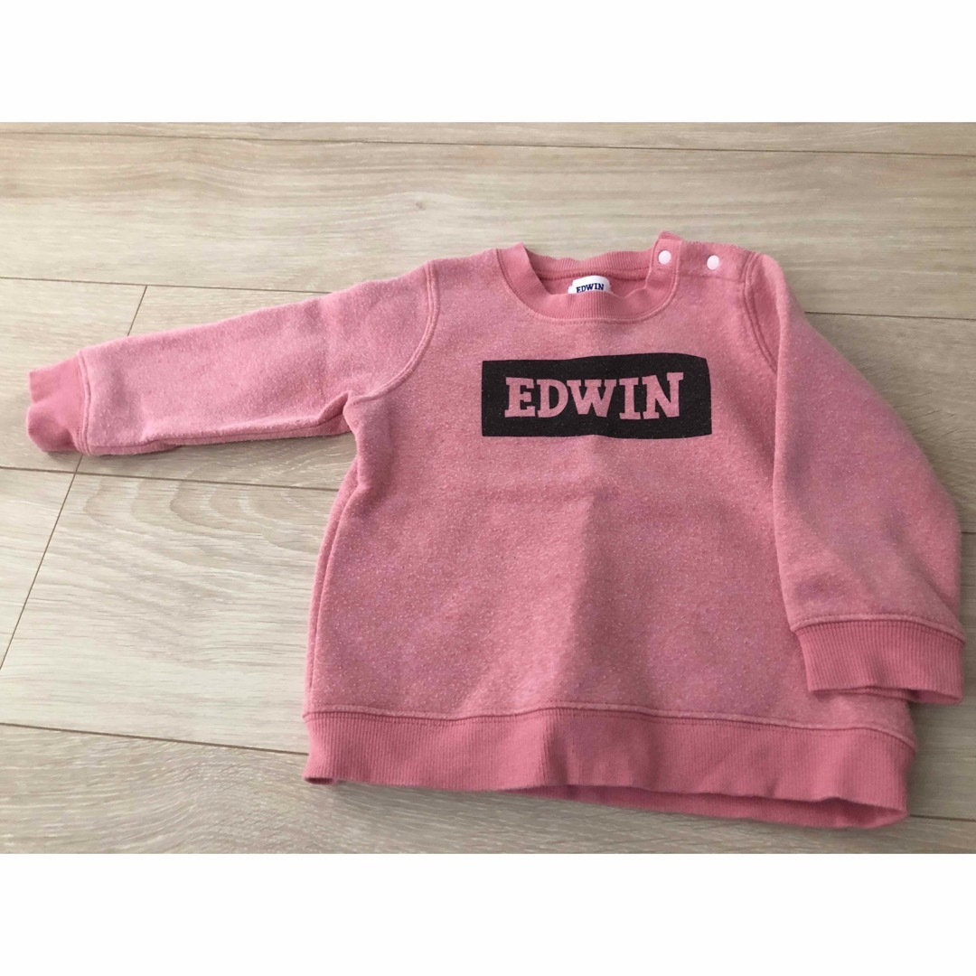 EDWIN(エドウィン)のEDWIN トレーナー キッズ/ベビー/マタニティのキッズ服男の子用(90cm~)(Tシャツ/カットソー)の商品写真