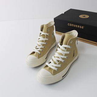 コンバース(CONVERSE)のコンバース CONVERSE 新品 ALL STAR オールスター ミリタリージップ スニーカー 22.5cm/コヨーテ ハイカット 【2400013496483】(スニーカー)