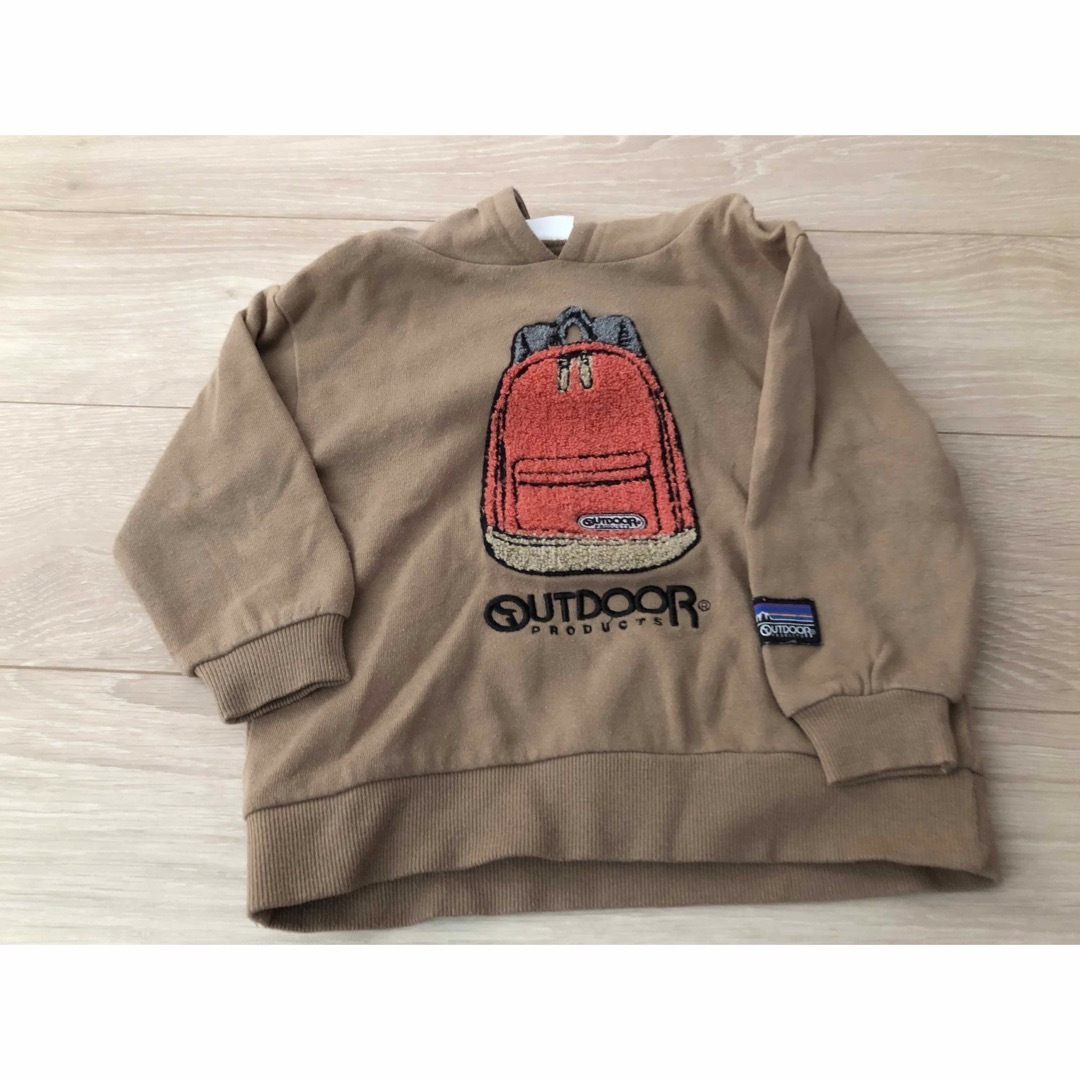 OUTDOOR(アウトドア)の【いとり様専用】OUTDOOR パーカー キッズ/ベビー/マタニティのキッズ服男の子用(90cm~)(Tシャツ/カットソー)の商品写真