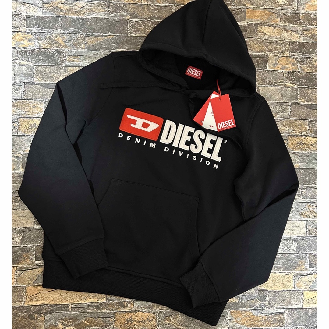 【新品】DIESEL ディーゼル/スウェット フーディー パーカー Lサイズ | フリマアプリ ラクマ