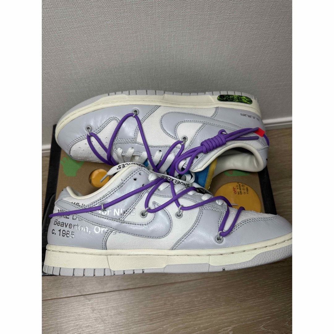 OFF-WHITE × NIKE DUNK LOW 1 OF 50 "45"