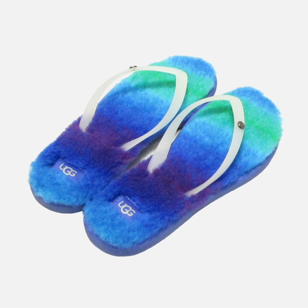 ★新品★UGG★Fluffie II Rainbow(Blue/W6/23cm) 2