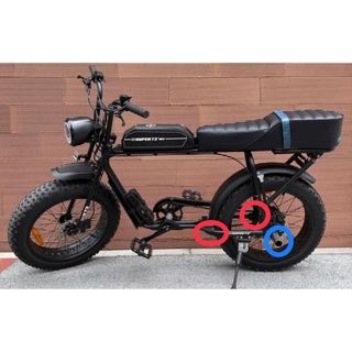 【全車体対応】全super73ペグ全ebike全自転車ペグ2人乗りフットスタンド(自転車本体)