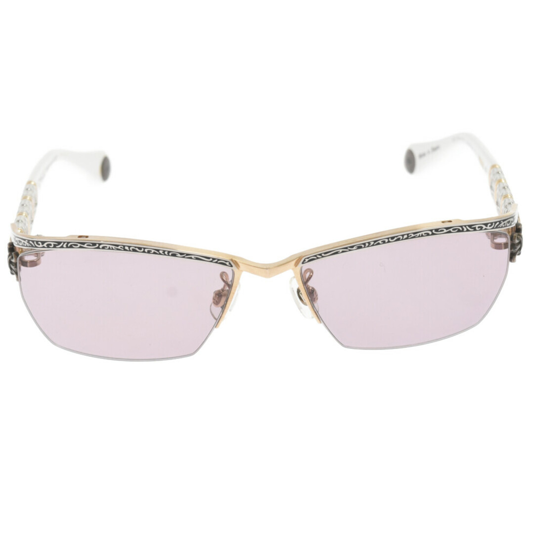 ■美品■ A'rossby ロズヴィ SV925 120本限定 シリアル 033/120 メガネ 眼鏡 メンズ レディース シルバー系 AM9353
