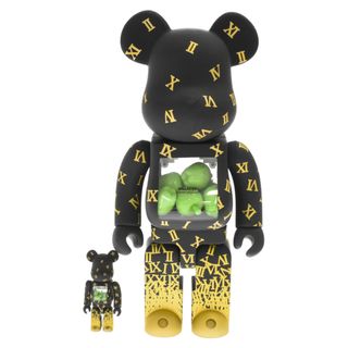 メディコムトイ(MEDICOM TOY)のMEDICOM TOY メディコムトイ BE@RBRICK SHAREEF 3 100%&400% ベアブリック シャリーフ 3 人形 フィギュア ブラック/グリーン(その他)