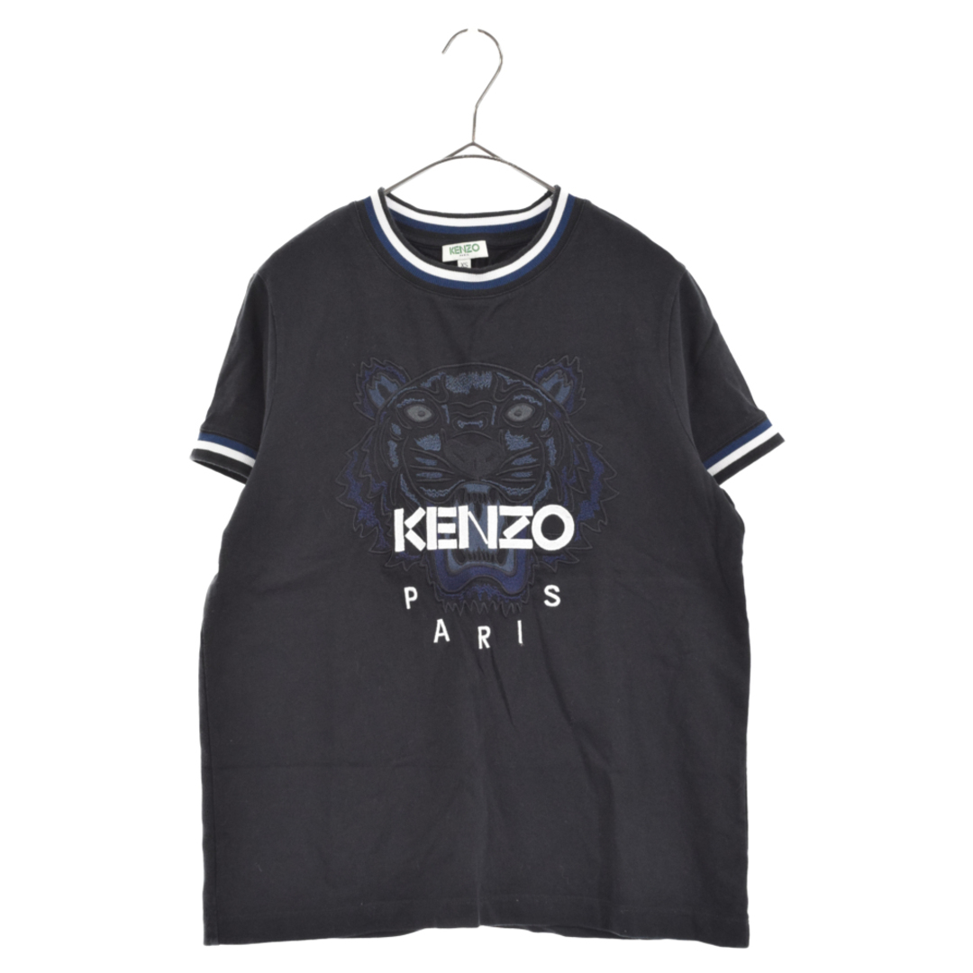 新品 KENZO クラシック タイガー ロゴ 半袖 Tシャツ ブラック S