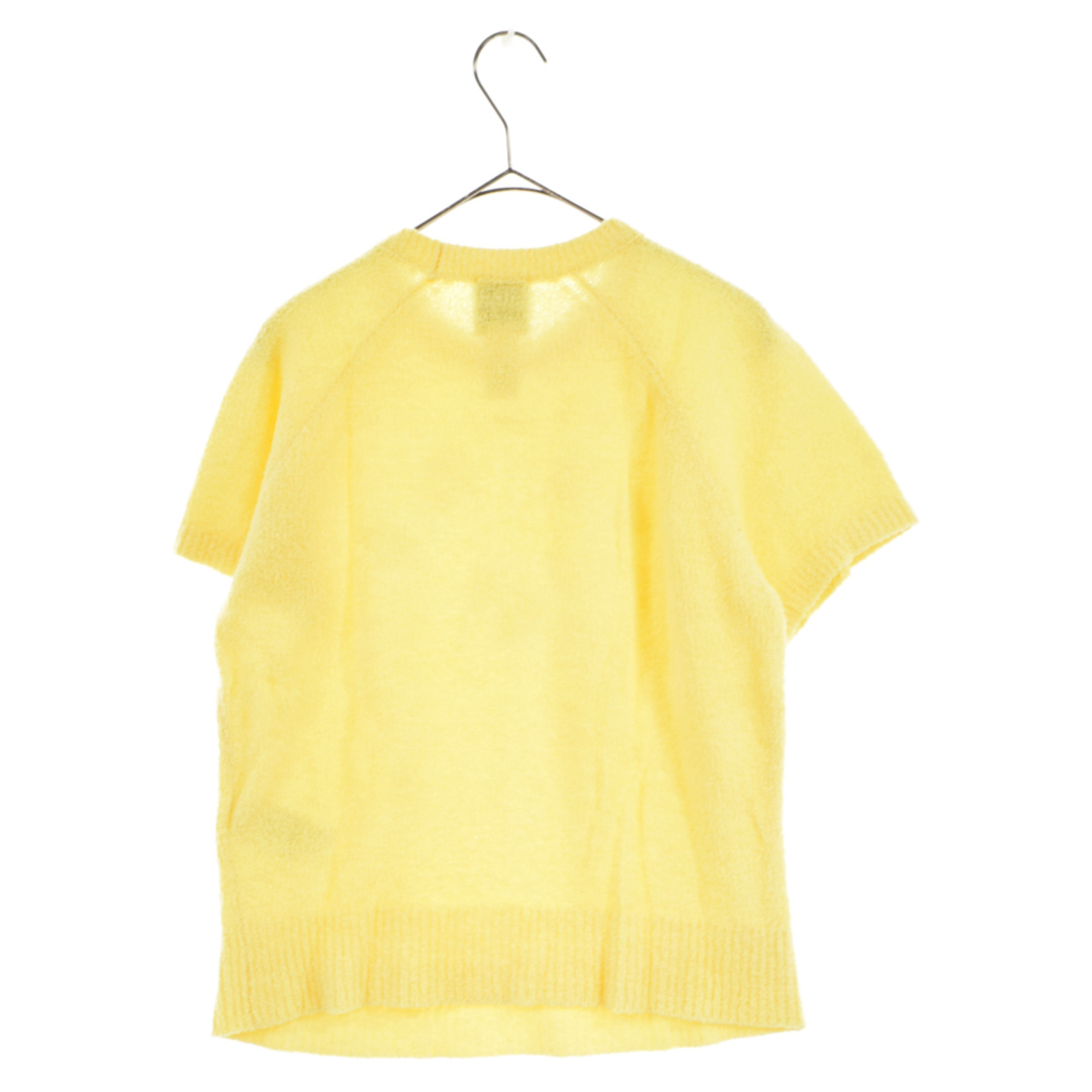 PATOU パトゥー 23SS ロゴジャガードニットトップ クルーネック半袖