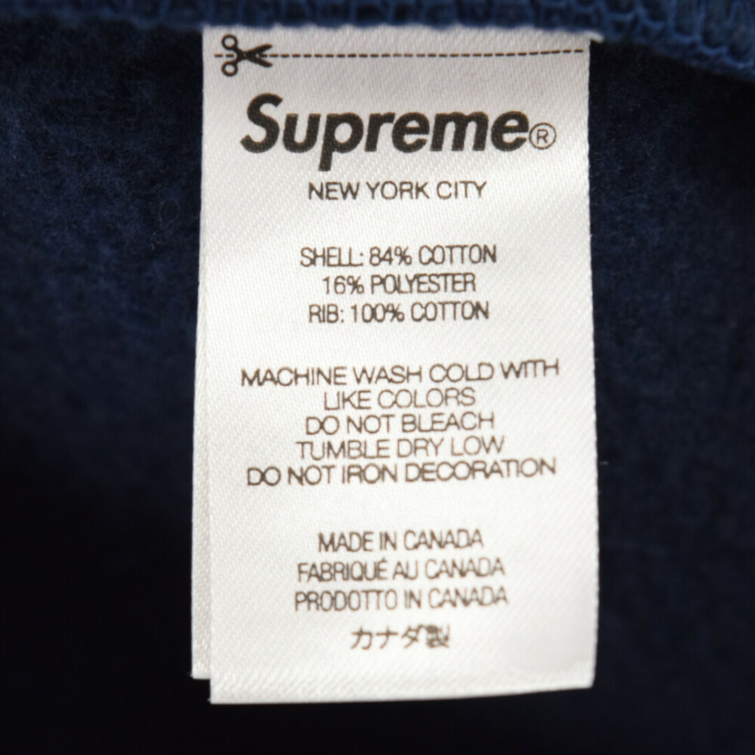 SUPREME シュプリーム 22AW Small Box Crewneck スモールボックスロゴ クルーネックスウェットトレーナー ネイビー