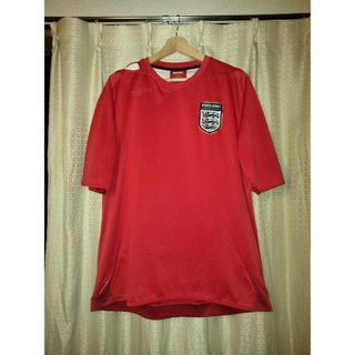 UMBRO ENGLAND 刺繍ワッペン　リンガーTシャツ　イングランド代表　M