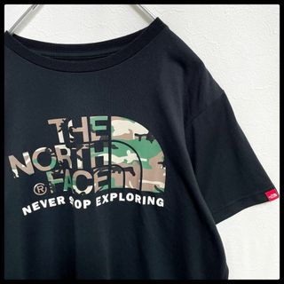 ザノースフェイス(THE NORTH FACE)のノースフェイス　THE NORTH FACE　ビッグロゴ　迷彩　半袖Tシャツ　M(Tシャツ/カットソー(半袖/袖なし))