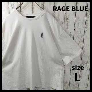 レイジブルー(RAGEBLUE)の【RAGE BLUE】ワンポイント刺繍ロゴTシャツ　オーバーサイズ　テディベア(Tシャツ/カットソー(半袖/袖なし))