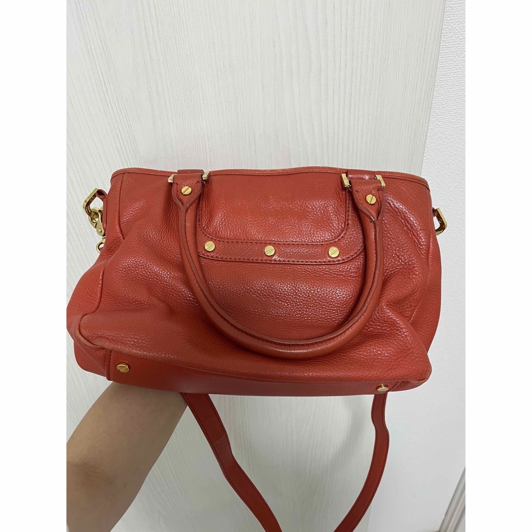 TORY BURCH トリーバーチショルダーバッグ レザー RED ハンドバッグ