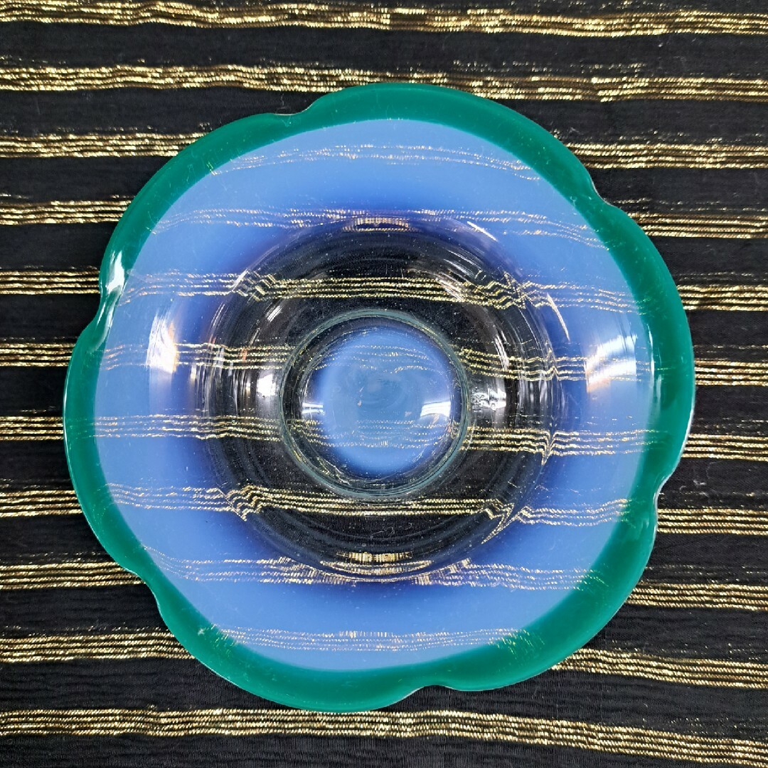 大正レトロ　氷コップ　器 エンタメ/ホビーの美術品/アンティーク(ガラス)の商品写真