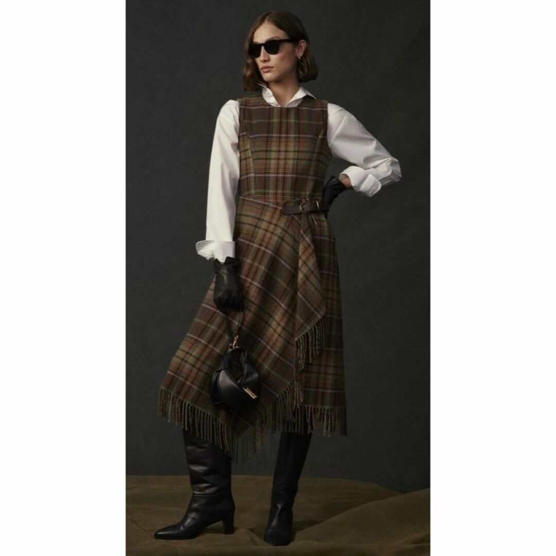 POLO RALPH LAUREN 極美品 2022 フリンジ ラップ ワンピー