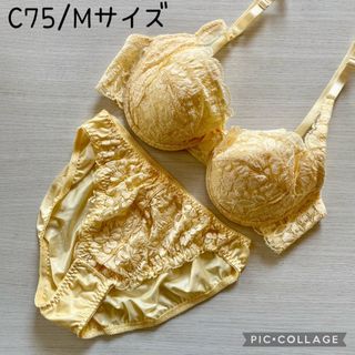 【匿名発送】☆C75/Mサイズ☆新品未使用品☆(ブラ&ショーツセット)