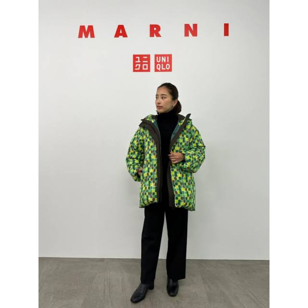 マルニ　marni コート　38 カーキ