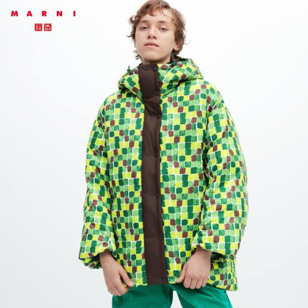 sale!新品タグ付☆UNIQLO ×maruni マルニ☆ダウンコート緑