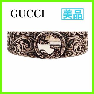 グッチ(Gucci)のグッチ インターロッキングG アラベスク リング サイズ25 シルバー 925(リング(指輪))