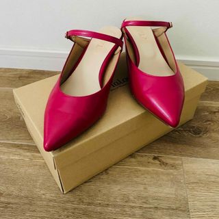 Le Talon - Le Talon 4.5cmストラップミュール ピンク Lの通販 by shop