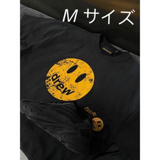 ドリューハウス(drew house)のDrew House 半袖Tシャツ　Mサイズ　オーバーサイズ　ブラック(Tシャツ/カットソー(半袖/袖なし))