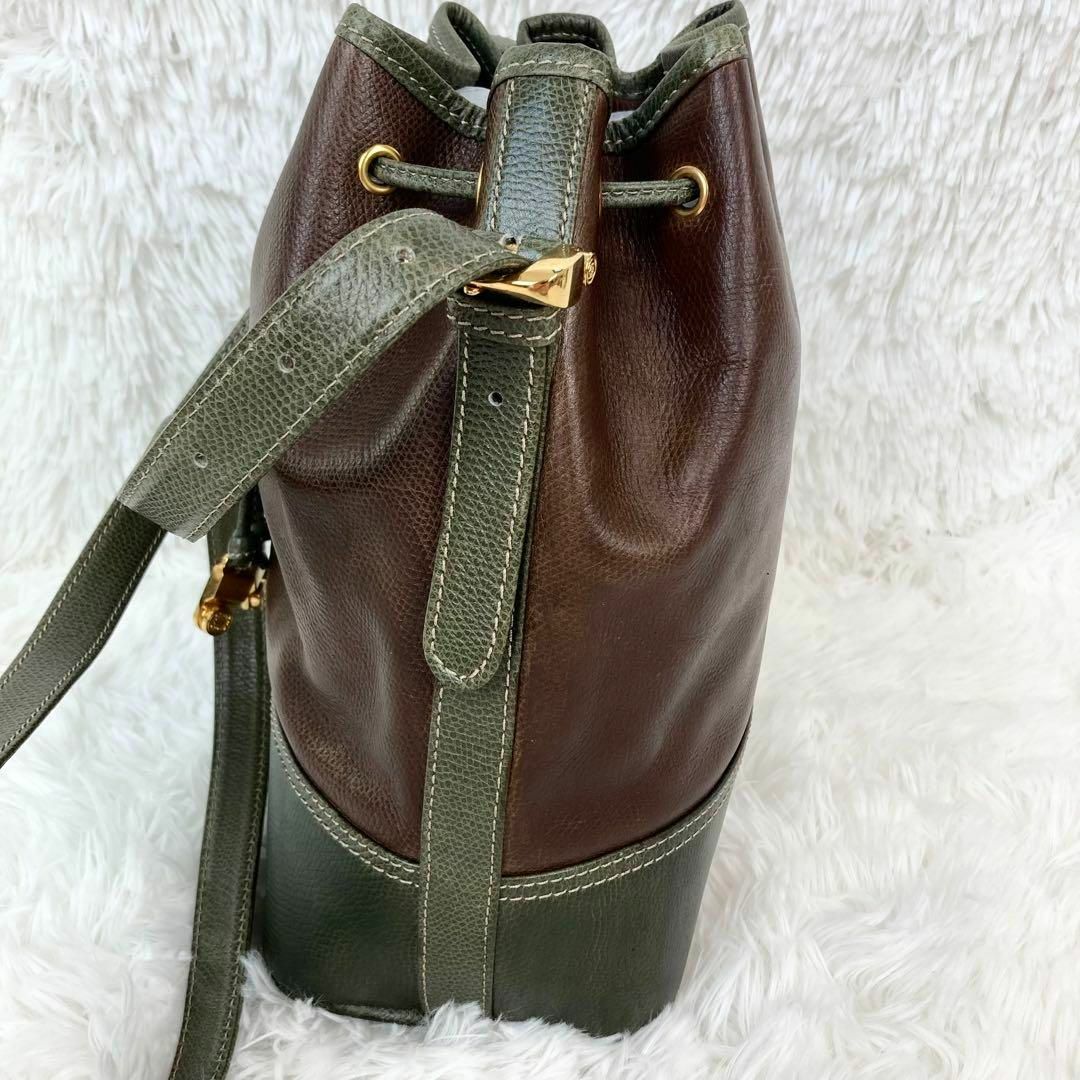 LOEWE - LOEWE ロエベ ショルダーバッグ アナグラム レザー 巾着