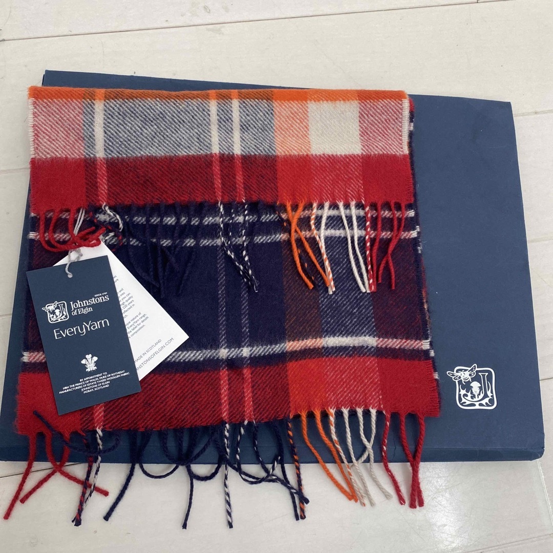 新品未使用限定EveryYarnジョンストンズJohnstonsカシミアマフラー