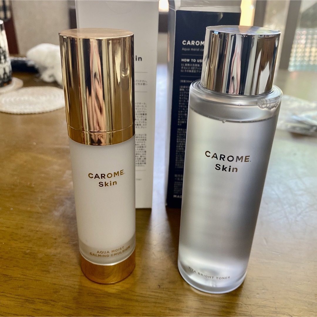 CAROME.Skin 化粧水乳液セット コスメ/美容のスキンケア/基礎化粧品(化粧水/ローション)の商品写真