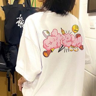 ドリューハウス(drew house)の【新品未使用】Drew House  半袖Tシャツ　Lサイズ　 ホワイト(Tシャツ/カットソー(半袖/袖なし))