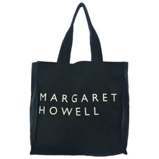 マーガレットハウエル(MARGARET HOWELL)のMARGARET HOWELL マーガレットハウエル トートバッグ - 黒 【古着】【中古】(トートバッグ)