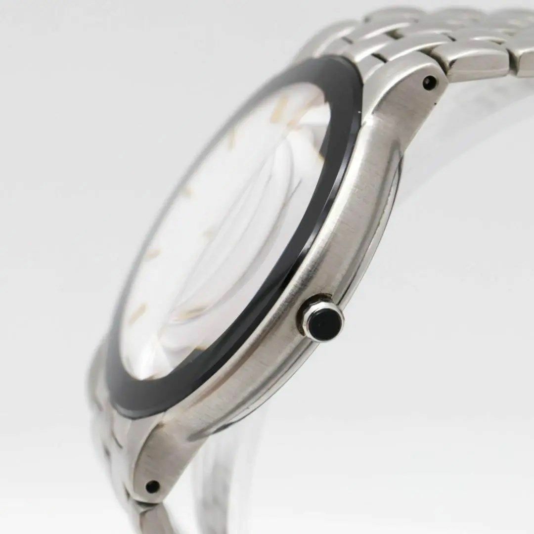 まとめ》SEIKO Dolce 腕時計 ホワイト クォーツ デイト メンズ-
