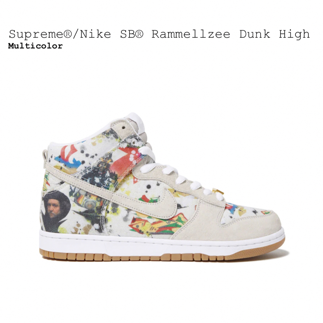 Supreme Nike Sb DUNK ハイ　ラメルジー　シュプリーム　ダンク