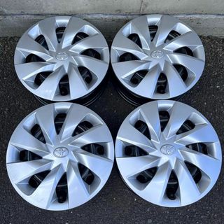 納車外し品14インチ トヨタ純正スチールホイール 鉄チン ホイール
