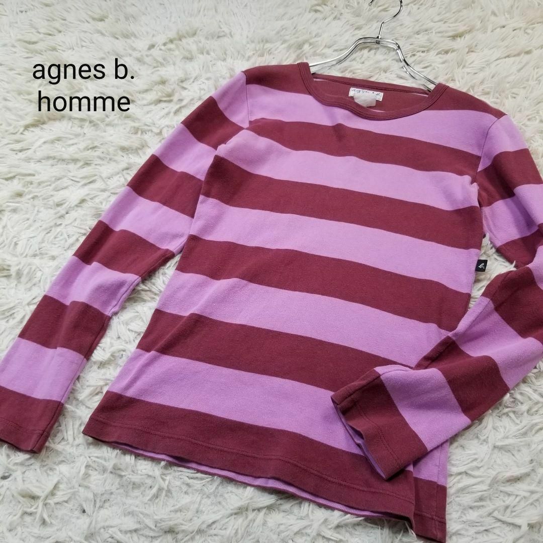 agnès b. HOMME ピンク　シャツ　サイズL アニエスベー