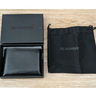 JIL SANDER ジルサンダー ブラック二つ折り財布 イタリア正規品 J25UI0002 P4966 001 新品