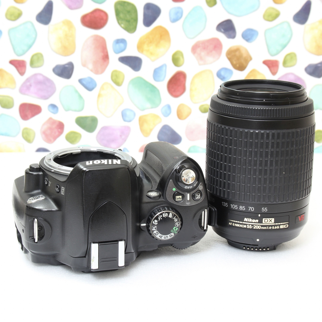 商品説明♥︎◇Nikon D40 ◇大人気一眼レフ♪ ◇望遠レンズキット ◇スマホ転送♪