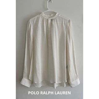 ポロラルフローレン(POLO RALPH LAUREN)のPOLO ラルフローレン　シルク　シャツ　小さめサイズ　米国購入　新品(シャツ/ブラウス(長袖/七分))