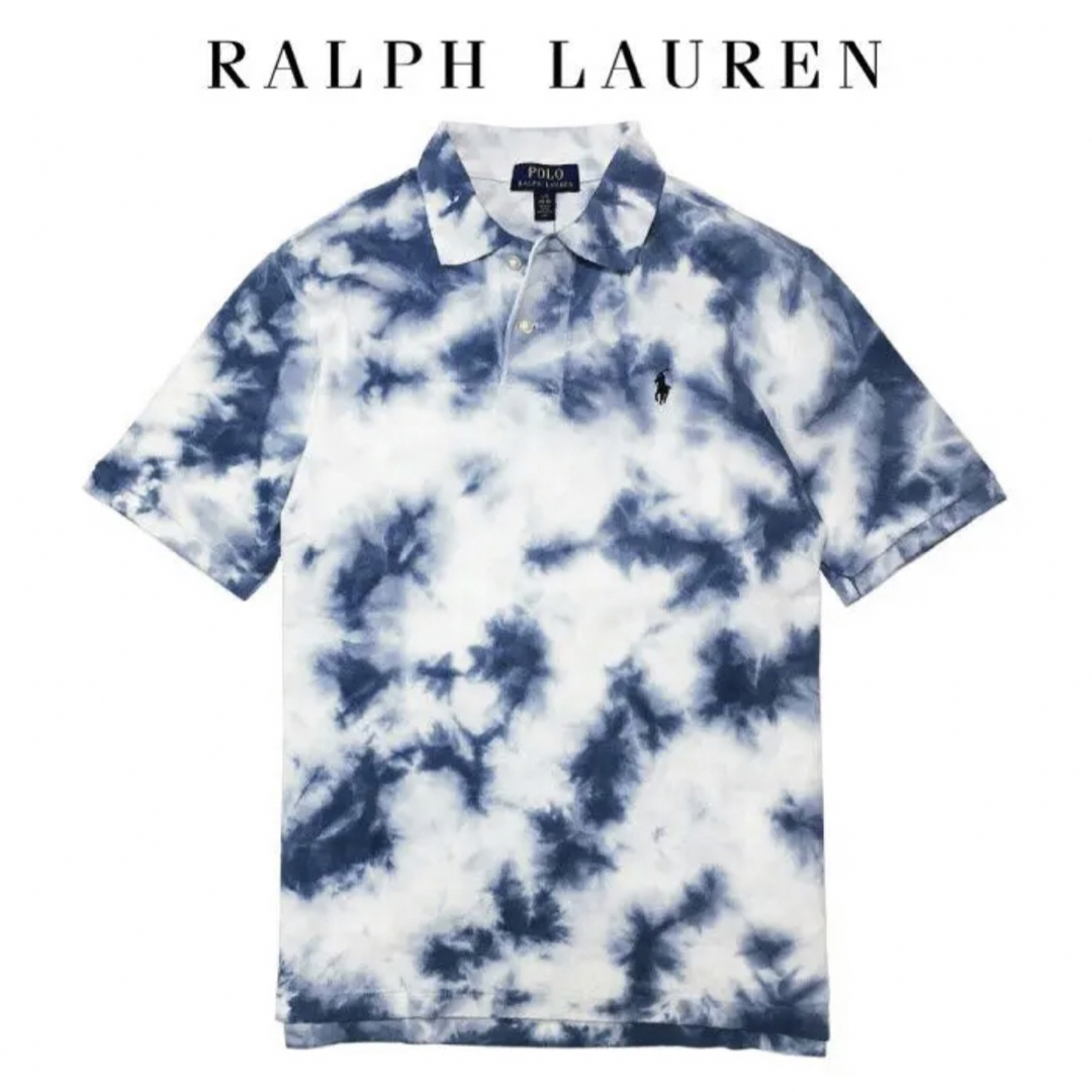 POLO RALPH LAUREN(ポロラルフローレン)の新品　ポロ　ラルフローレン　タイダイ染め　ポロシャツ　M キムタク メンズのトップス(ポロシャツ)の商品写真