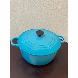 ルクルーゼ(LE CREUSET)の訳あり！ル・クルーゼ　ココットロンド　22センチ(鍋/フライパン)