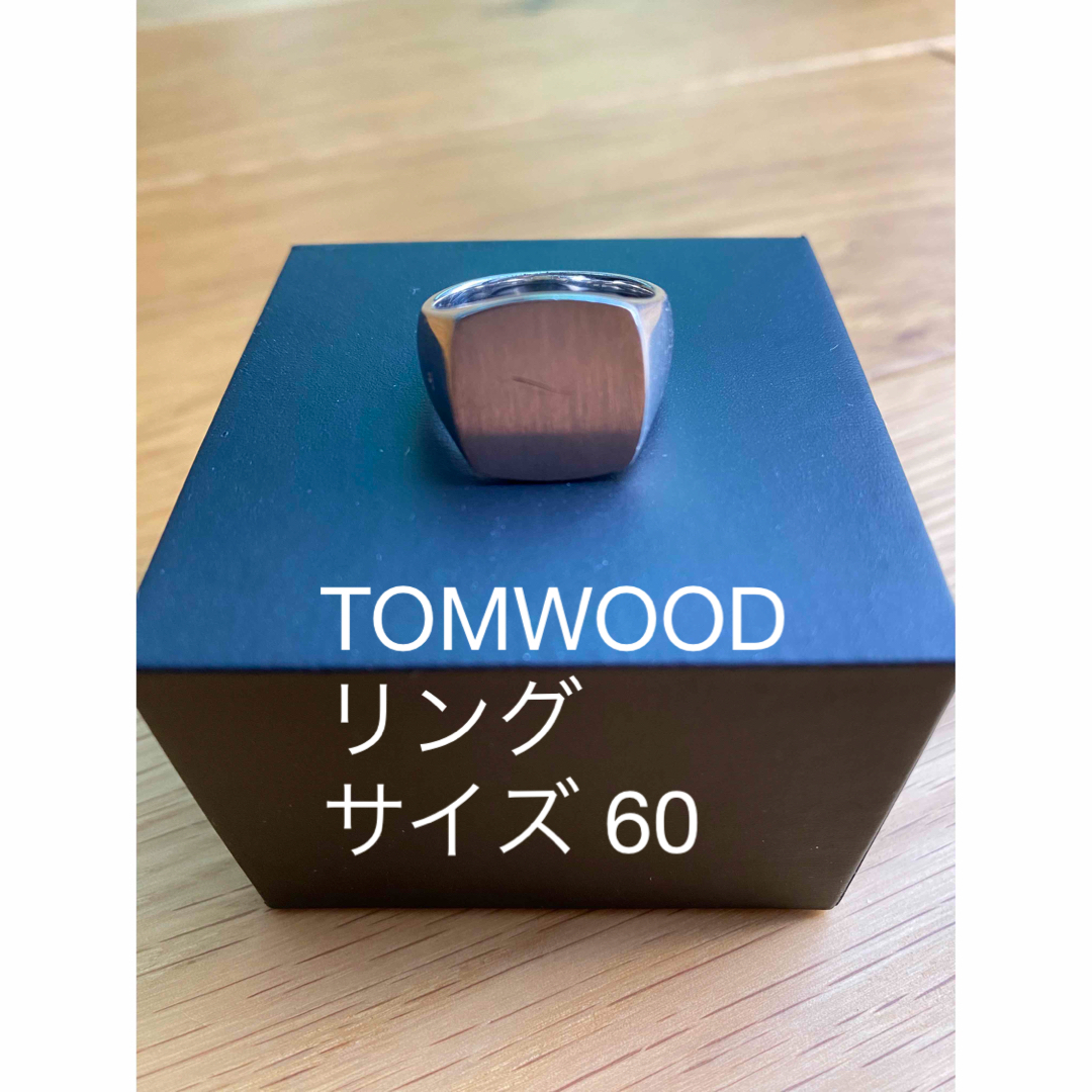 TOM WOOD(トムウッド)のTOMWOOD Cushion Satin Ring M サイズ60 メンズのアクセサリー(リング(指輪))の商品写真