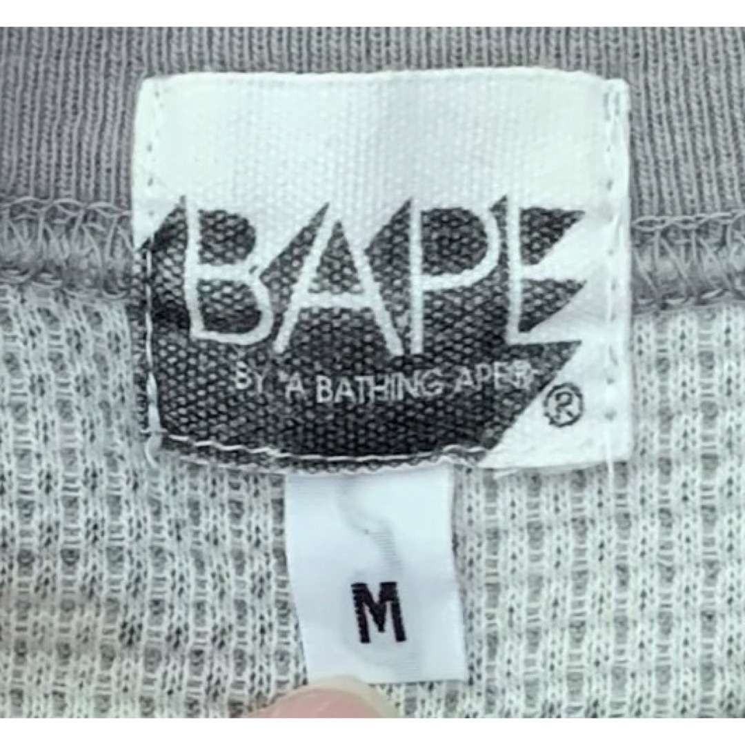 A BATHING APE アベイシングエイプ　パーカー　サーマル　日本製　レア