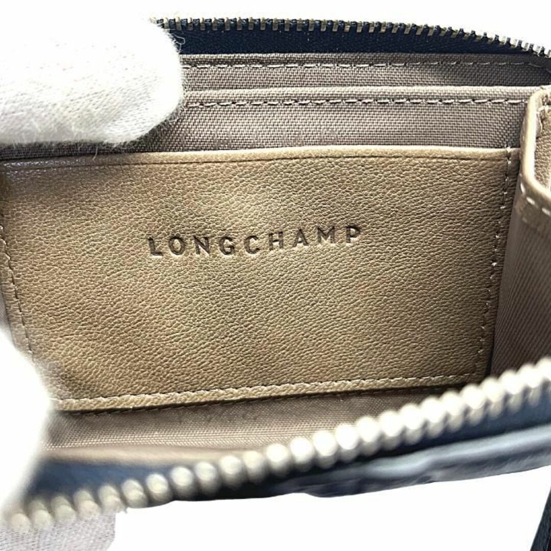 LONGCHAMP ロンシャン レディース メンズ小銭入れ パスケース ネイビー