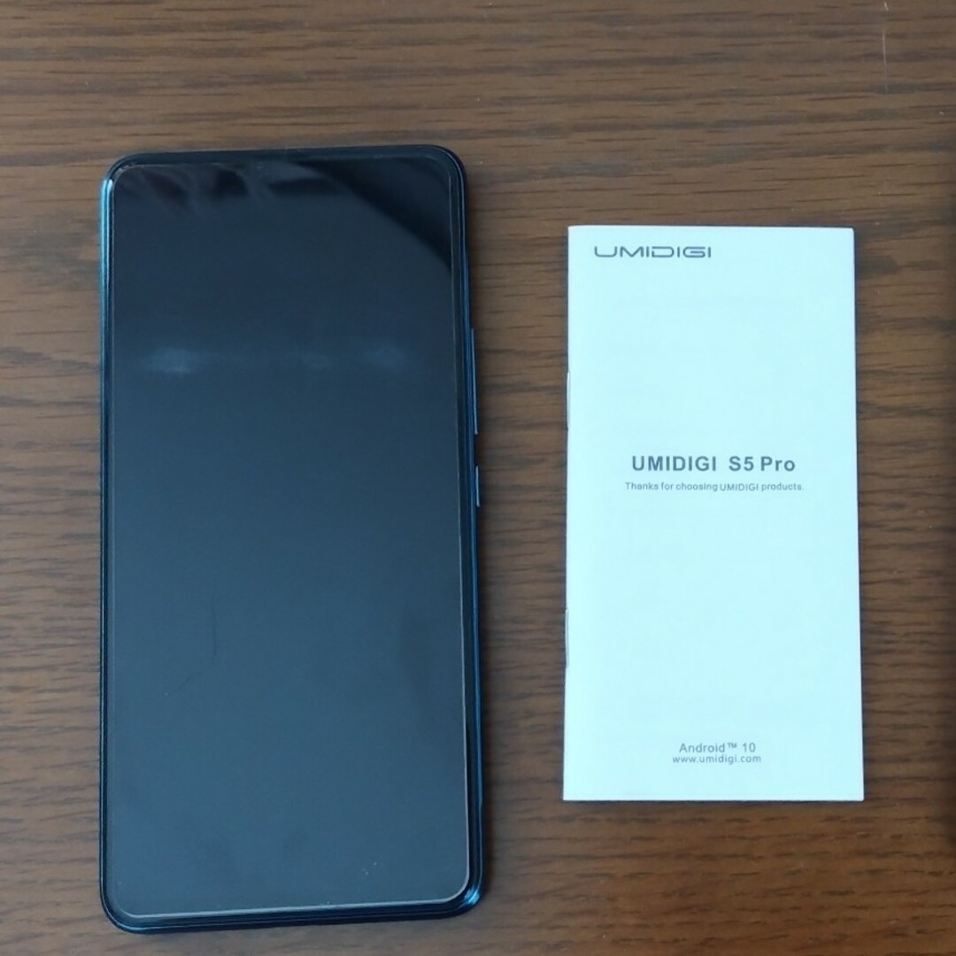 スマホ本体 Umidigi S5 Pro（256GB、オーシャンブルー）