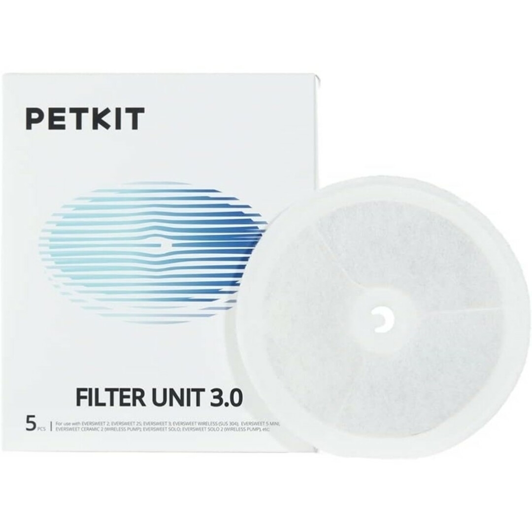 PETKIT★ 給水器交換用フィルター3.0 (5個セット)ペットキット