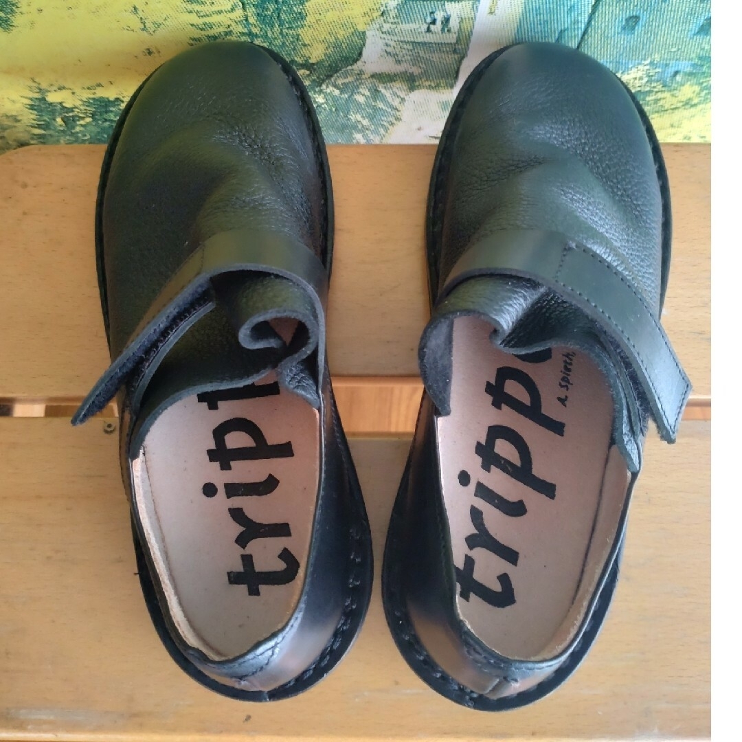 trippen(トリッペン)の【中敷き未使用 美品】Trippen トリッペン Beutel black 36 レディースの靴/シューズ(スリッポン/モカシン)の商品写真