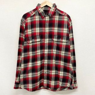 ウールリッチ(WOOLRICH)のUS古着 ウールリッチ WOOLRICH フランネル シャツ チェック柄 長袖 サイズ：メンズ M レッド×ブラック×ホワイト【中古】(シャツ)