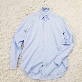 極美品　ORIAN　シャツ　トゥモローランド別注　ワンピースカラー　ウール混　L